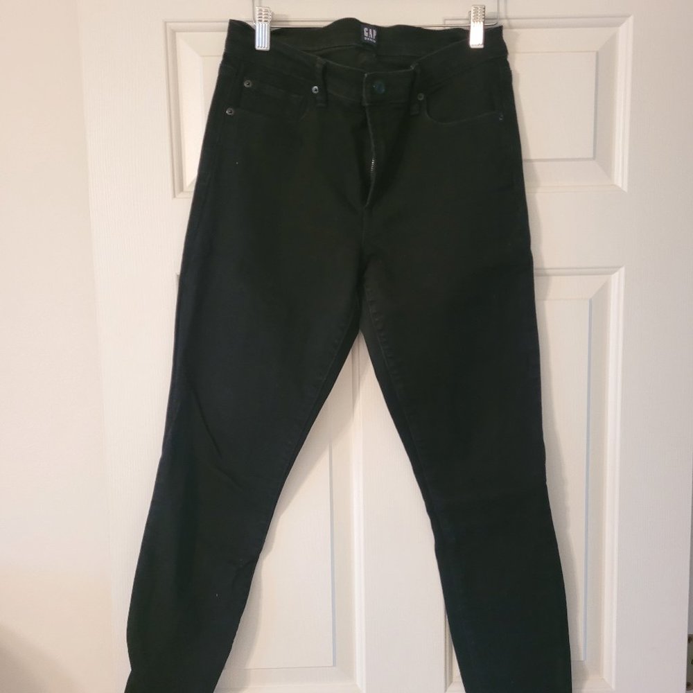 Gap Black 30L (long) True Skinny Jeans